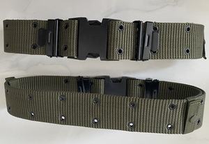 สายรัดเว็บสีเขียวคุณภาพสูง สายรัด PP สำหรับงานหนัก พร้อมรูร้อยเชือกและหัวเข็มขัดปลดเร็ว ขนาดกลาง - Product Image 2