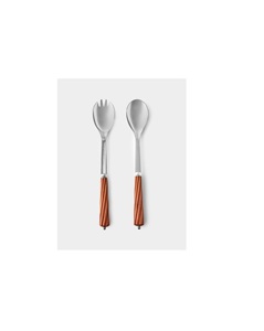 Juego de cuchara y tenedor para ensalada de metal de calidad de marca para restaurantes, hoteles, banquetes y eventos de comidas al aire libre. - Product Image 4