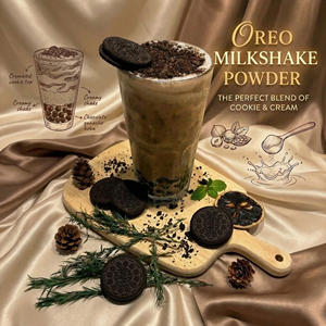 Poudre de milkshake aux miettes de chocolat KEIFU en marque propre, sachet de 1 kg, poudre de boisson ODM/OEM pour milkshakes et smoothies - Product Image 2