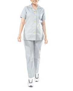 Uniformes Médicos Personalizados al por Mayor, Trajes Quirúrgicos Elásticos Unisex, Conjuntos de Uniformes de Hospital, Pantalones Cortos de Poliéster y Spandex - Product Image 1