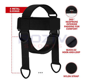 อุปกรณ์เสริมสร้างความแข็งแรงของคอแบบพกพา Roziv Sports รุ่นใหม่ล่าสุด พร้อมแผ่นรองนุ่มทำจากนีโอพรีน สายรัดศีรษะและคางแบบปรับได้ - Product Image 2