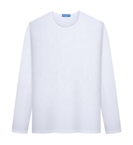 Unisex 200gsm <b>Modal</b> Long Sleeve <b>T</b>-<b>Shirt</b> Men's Slim Fit Blank Casual Jersey Tee Women's <b>T</b>-<b>shirt</b> for Daily Comfort and Casual Weer - Product Image 3