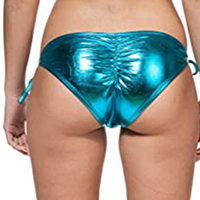 Conjunto de bikini sexy de dos piezas para mujer con tirantes ajustables y tela elástica, ideal para la playa o fiestas en la piscina - Product Image 5