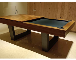 Mesa de Billar Convertible de Lujo, Mesa de Billar Moderna con Superficie de Comedor, Diseño Duradero para Hogar, Hotel, Club - Product Image 1