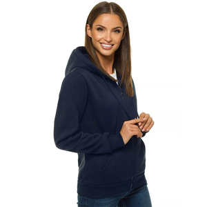 Sweat-shirt brodé épais surdimensionné sans cordon, style streetwear, pour femmes, fabrication sur mesure - Product Image 4