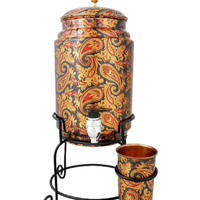 Robinet distributeur d'eau froide manuel en cuivre fait main, en métal massif, style moderne et épuré, grande capacité pour la maison, les hôtels et les mariages