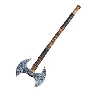 Hache forgée à la main, tête en acier sur mesure, manche en bois, outil de découpe pour le camping en plein air, hache de brousse, fournisseur en gros - Product Image 1