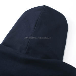 Sudadera con Capucha de Invierno al por Mayor, Personalizada, Unisex, de Algodón Grueso, con Hombros Caídos, 430 Gramos, Sin Forro, Diseño Sólido, Bordada - Product Image 3