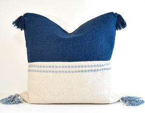 ปลอกหมอนอิงผ้าฝ้ายทอมือสไตล์โบฮีเมียน ปลอกหมอนอิงผ้าฝ้ายทำมือสไตล์โบโฮสำหรับโซฟาและห้องนั่งเล่น - Product Image 4