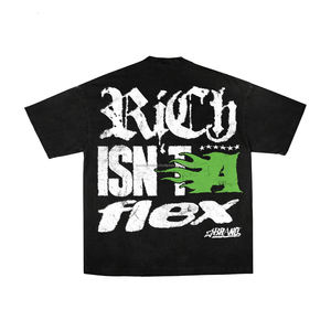 T-shirt 100% coton pour homme, design vintage personnalisé, effet délavé, streetwear, mode, t-shirt surdimensionné - Product Image 6