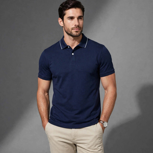 Camisetas Polo de Alta Calidad para Hombre, Personalizadas, de Lujo, Tallas Grandes, 100% Algodón, Corte Holgado, Estampadas - Product Image 1