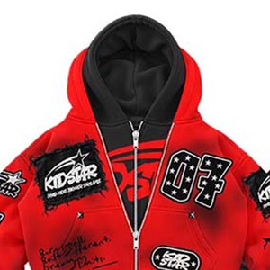 Sudadera con Capucha Personalizada para Hombre, Estilo Urbano, Estampada, FRENCH TERRY, Transpirable, Poliéster/Algodón, Invierno, Casual, OEM ODM - Product Image 3