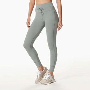 Leggings de fitness respirants à taille haute de haute qualité avec logo personnalisé, pantalons de yoga sexy avec poches pour femmes - Product Image 5