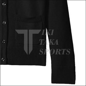 Cardigan Homme Hiver Haut de Gamme Anti-Boulochage ODM Couleur Unie Col Revers Poche Voyage Affaires Mode Motif - Product Image 5