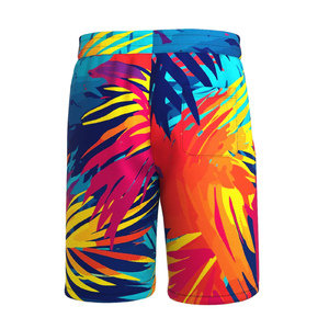 Venta al por mayor de pantalones cortos de playa de verano de los hombres de High Street con bolsillos estampados casuales de poliéster suministro a granel para ropa de playa - Product Image 2
