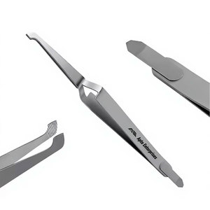 Pinza para Brackets de Ortodoncia de Adhesión Directa, 5 Pulgadas, Puntas Serradas, Pinza de Precisión para Colocación, Acero Inoxidable Alemán - Product Image 1