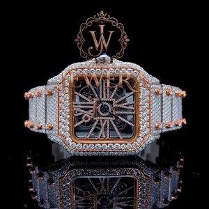 Reloj de Moissanita de Lujo Personalizado Más Vendido, Piedras de Alta Calidad para Venta al por Mayor, Reventa y Uso Comercial, Disponible para la Venta - Product Image 1