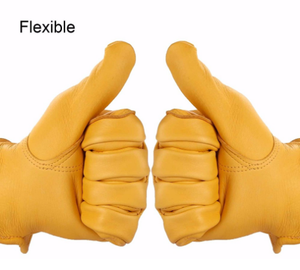 FLY FIT International Leather Motorcycle <b>Gloves</b> <b>Touchscreen</b> Needle Detection Breathable Eco-Friendly Lining Thermal Protection - Product Image 4