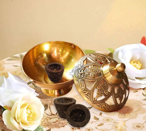Quemador de Incienso de Latón, Dhoop Dani, Difusor de Aromaterapia Metálico para Hogar, Oficina, Templo - Product Image 3