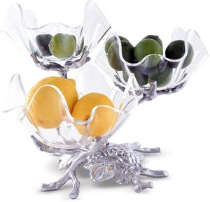 Glass bowl decorative bowl <b>crystal</b> bowl serving bowl fruit bowl dry fruit bowl snack bowl candy bowl dessert centrepiece bowl - Product Image 4