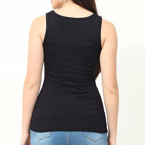 Camiseta Corta Personalizada para Mujer, con Tirantes Finos, sin Mangas, Tejida, Bordada, Elástica, para Deportes, Yoga y Uso Casual - Product Image 5