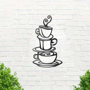 CIFbuy Decorazione Murale in Metallo Minimalista Moderna con Cornice per Cucina, Bar e Sala da Pranzo - Nuovo Formato - Product Image 4