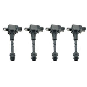 Kit ad Alte Prestazioni 4 Bobine di Accensione T0174 UF351 224486N015 Alta Qualità Compatibile con Nissan Sentra 1.8 Prius Plus Venza Carens - Product Image 1