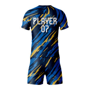 Ensembles d'uniformes de football personnalisés pour hommes, écologiques, 100 % polyester, antibactériens, respirants, à séchage rapide et extensibles - Product Image 6