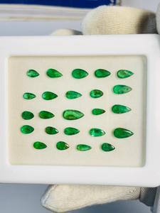 Par de Esmeraldas Naturales de Zambia, 11.90 CTS, Color Verde Premium, Excelente Brillo, Joyería Fina de Calidad, Certificadas por IGI - Product Image 6