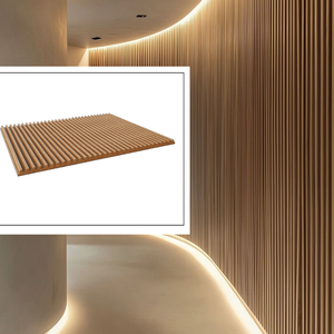 Paneles Acústicos de Madera Natural para Revestimiento de Paredes Interiores, Paneles de Madera Decorativos que Reducen el Ruido - Product Image 2
