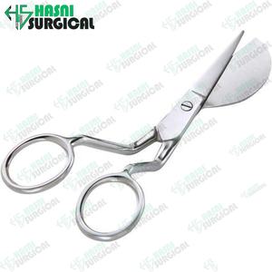 Producto de alta calidad Apliques Tijeras Acabado pulido Mango curvo Hoja en forma de paleta Pico de pato Acero inoxidable - Product Image 3