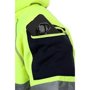 Mens Reflective <b>Utility</b> Outerwear Safety Jacket Designed For Construction Logistics Warehouse And Service Work - Product Image 4