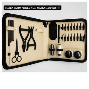 Kit Profesional de Extensiones de Cabello de Acero Inoxidable, Juego Completo de Herramientas para Instalación de Extensiones de Cabello, Duradero, Reutilizable, Calidad de Salón - Product Image 6