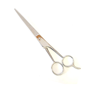 Tijeras de Peluquería Profesionales Plegables de Acero Inoxidable de 6 Pulgadas, Ligeras, para Diestros, con Hoja Recta Afilada para Cabello Masculino - Product Image 1