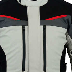Chaqueta de Motociclismo para Hombre, Impermeable, de Cordura y Cuero, de Alta Calidad, para Carreras - Product Image 3