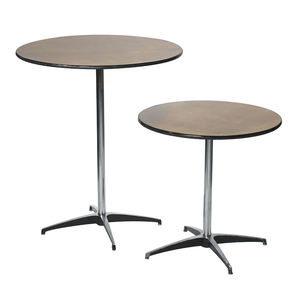 Mesa Auxiliar Versátil y Moderna para Sala de Estar/Fiestas, Fácil de Instalar, Construcción Duradera, Mesa de Cóctel Portátil de Madera Contrachapada, Altura Ajustable - Product Image 1