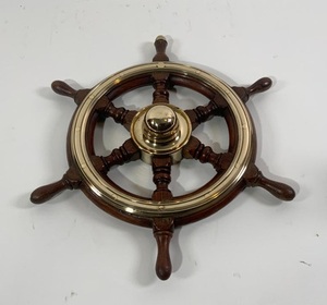 Volante de Barco de Latón Antiguo Hecho a Mano, de Grado Marino, para Colgar en la Pared, Diseño Costero, Uso Interior, Decoración para Sala de Estar - Product Image 4
