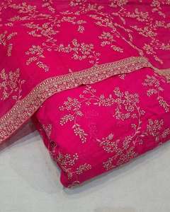 Tissu en dentelle de georgette polyester de haute qualité avec broderie malteuse pour vêtements de mariée, textiles de maison et confection de vêtements - Product Image 1