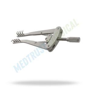 Rétracteur ALM à dents profondes de 5 mm, instrument chirurgical neuro-spinal pour la rétraction tissulaire - Product Image 3