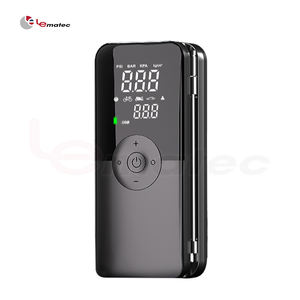 Pompe à pneu portable à double affichage avec batterie externe pour moto, voiture et vélo - Product Image 1