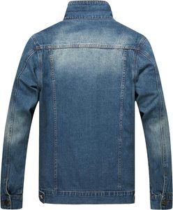 New Arrival High Quality <b>Men's</b> Stylish Jean <b>Jacket</b> Casual Wear OEM <b>Lightweight</b> Wholesale High Quality <b>Men</b> Denim <b>Jacket</b> - Product Image 2