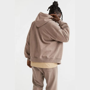 Vêtements de sport personnalisés en gros pour hommes, sweats à capuche zippés, nouveau design, hauts en molleton de coton, 100% coton, mode décontractée, coupe ample pour l'hiver - Product Image 5