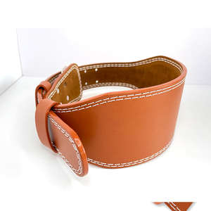 Cinturón de Levantamiento de Pesas Ajustable de Cuero Genuino PU Personalizado al por Mayor para Protección de Cintura en Gimnasio - Product Image 3