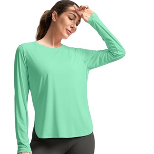 Camiseta de Algodón para Mujer al por Mayor, Cuello Redondo, Manga Corta, Informal, Suave, Transpirable, Ligera, Básica, Ropa de Moda Personalizada - Product Image 4
