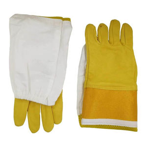 Guantes Profesionales de Piel de Cabra para Apicultura con Compatibilidad con Pantalla Táctil, Puños Largos de Protección, Cuero Suave, Seguros para Trabajos en Apicultura - Product Image 6