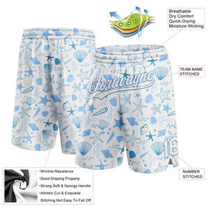 Pantalones Cortos de Baloncesto para Hombre, Personalizados con Nombre y Número, Pantalones Cortos Deportivos de Entrenamiento, Cintura Elástica, Secado Rápido, Ropa de Equipo - Product Image 2