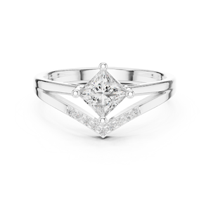 Bella Jewels 10K Gold Heavy Moissanite Diamond Ring para regalo de aniversario de boda - Product Image 5