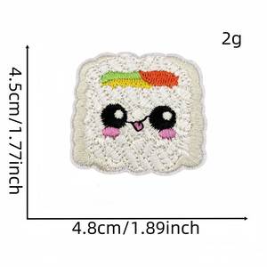 Parche de tela termoadhesivo personalizado con logotipo bordado en 3D, con gancho y bucle de velcro, para sombreros, ropa y bolsos. - Product Image 3