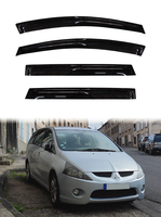 Pare-soleil et déflecteur de fenêtre GCS Mitsubishi Grandis 2003-2011, protection contre la pluie, 4 pièces, modèle MB285, en acrylique, double adhésif