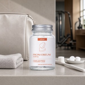 [FROM OREUM] Dentifrice solide saveur mandarine de Jeju, 60 comprimés, pour usage quotidien - Product Image 4